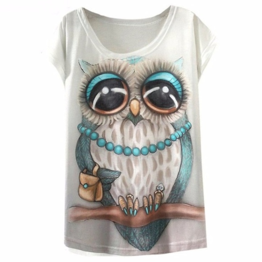 NEW Womens & Girls Animal Print T-Shirt